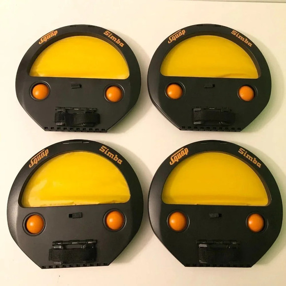 Simba Squap Catch Ball Game Adjustable Straps  Set of 4 Paddles with Balls - Picture 7 of 8